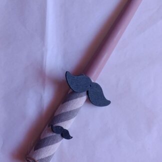 Λαμπάδα αντρική μουστάκια