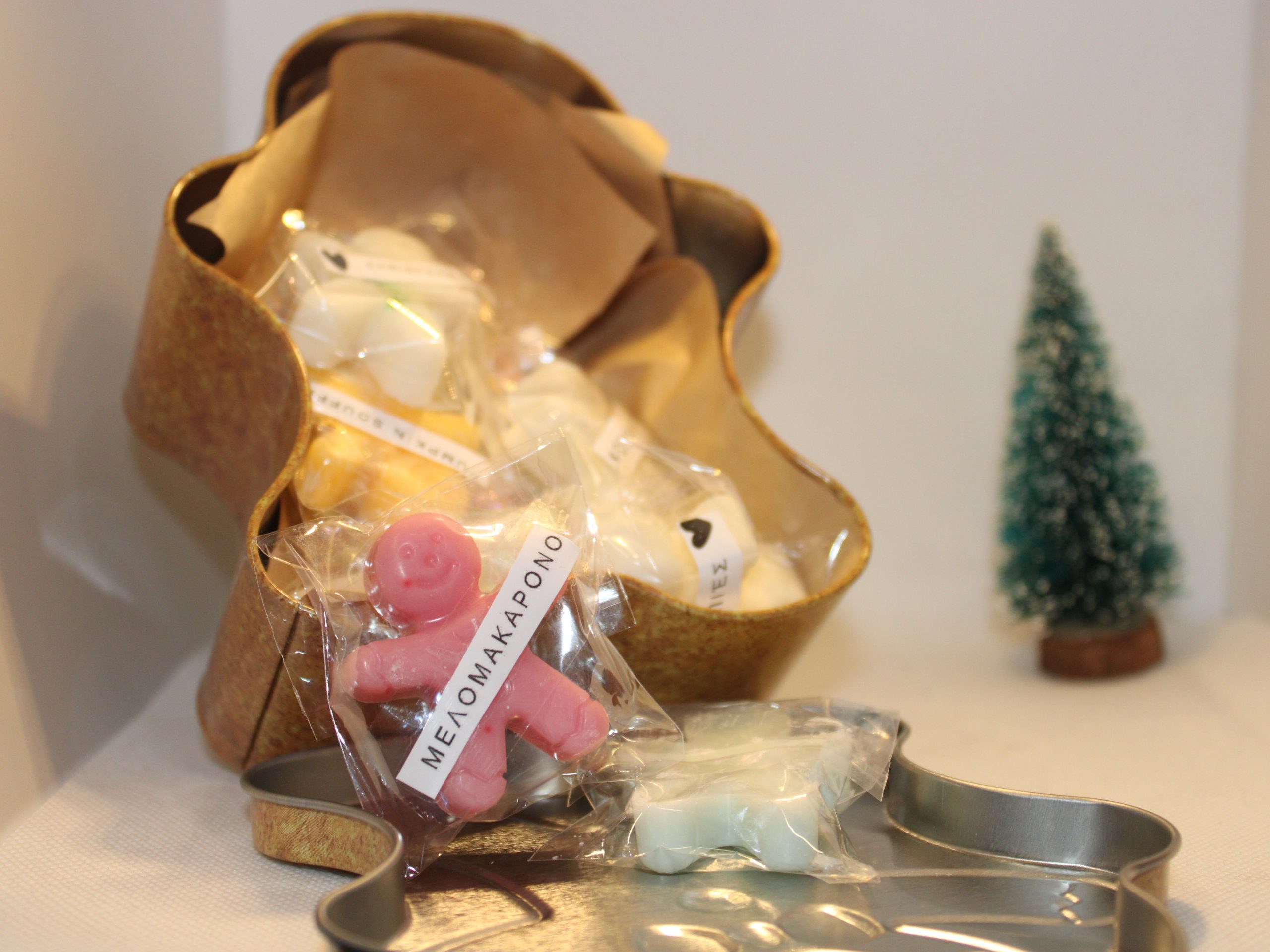 10 Wax melts Gingerbread man cookies με κουτί - Image 9