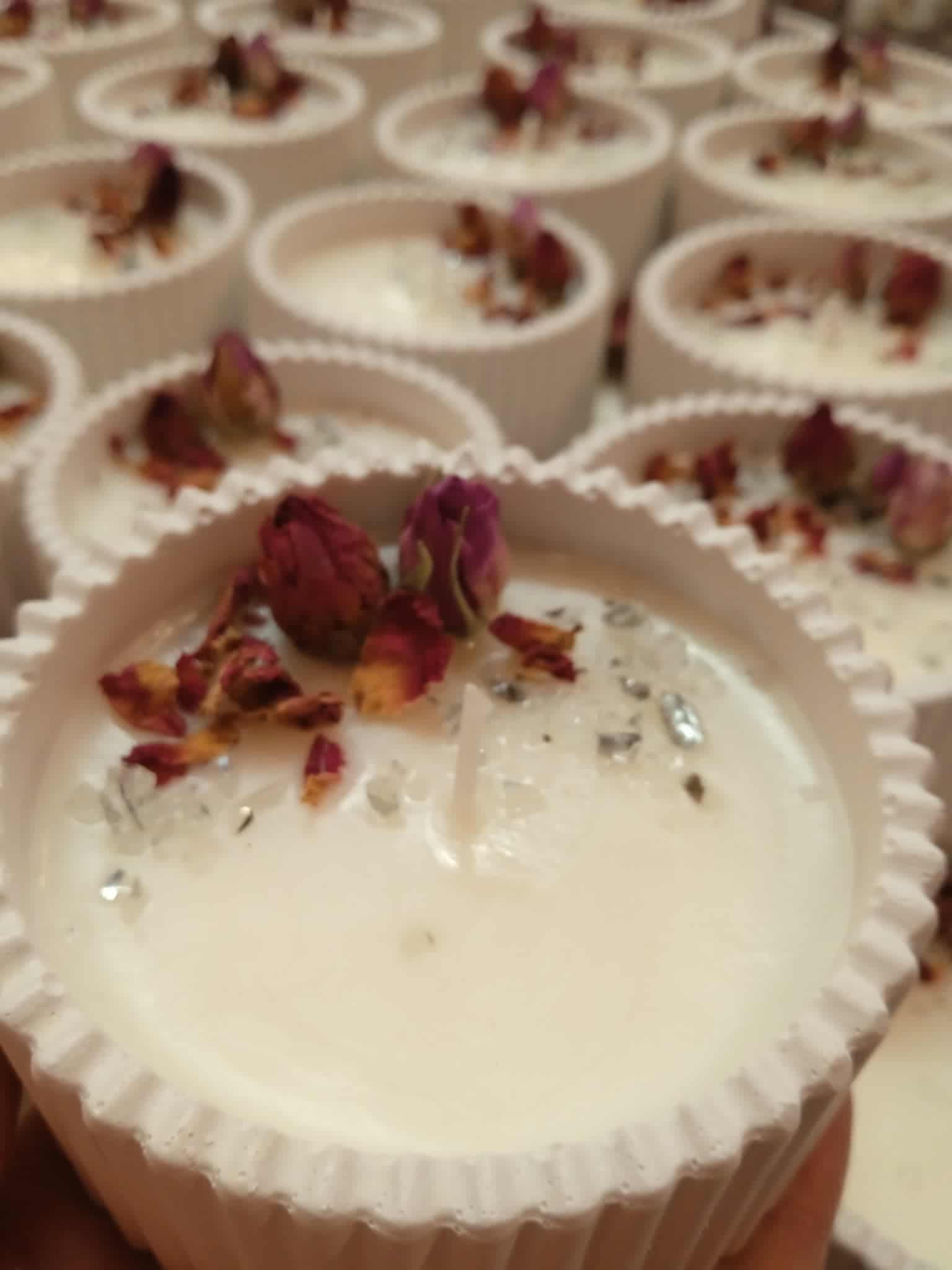 Κεραμικό βάζο με κερί και αποξηραμένα - Image 2