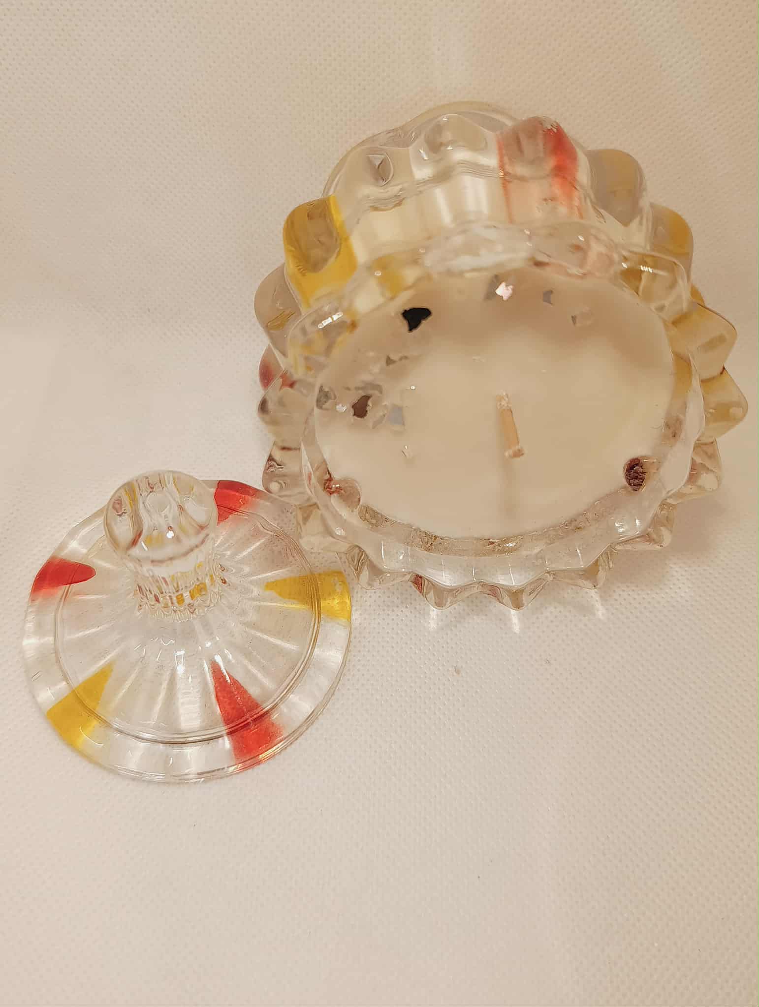 Κερί σε φοντανιέρα γυάλινη - Image 5