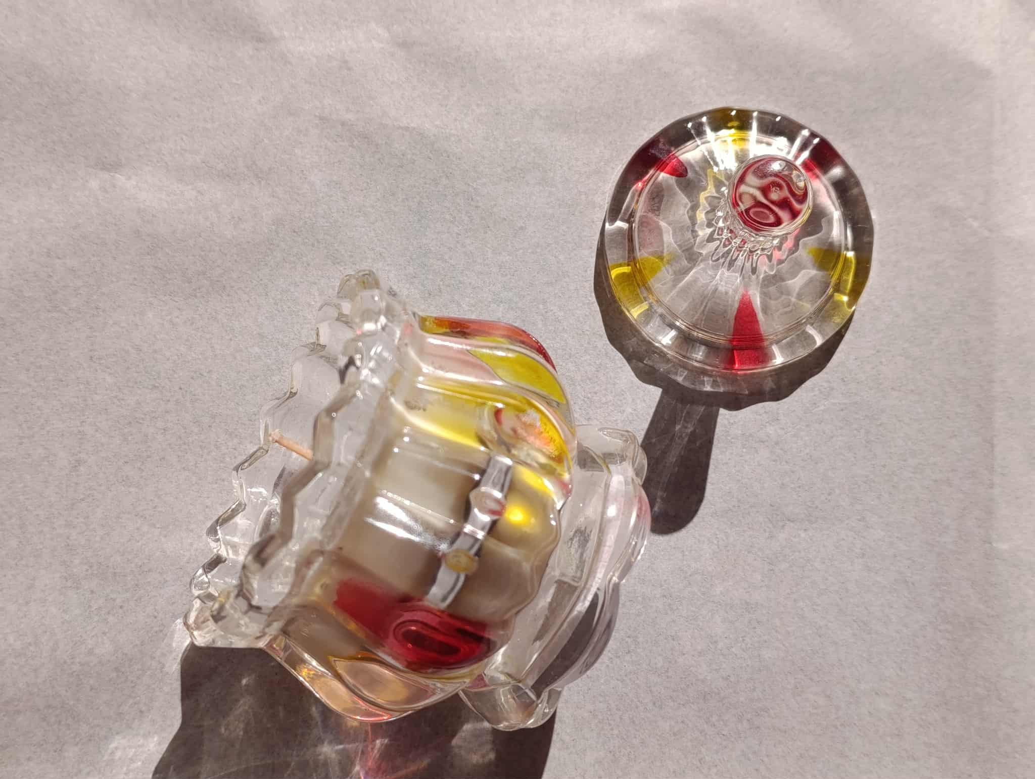 Κερί σε φοντανιέρα γυάλινη - Image 2