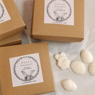 Πασχαλινά Wax melts σε κραφτ κουτί
